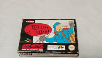 Jeu super Nintendo « Tintin au Tibet » version PAL, Games en Spelcomputers, Games | Nintendo Super NES, Ophalen of Verzenden, Gebruikt