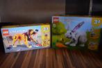 LEGO 31133 – White Rabbit & LEGO 31112 – Wild Lion, Ophalen of Verzenden, Nieuw, Complete set, Lego