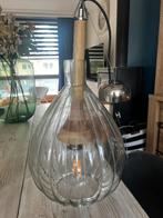 Heel mooie hanglamp, bamboe steel, lamp erbij., Maison & Meubles, Lampes | Suspensions, Comme neuf, Enlèvement