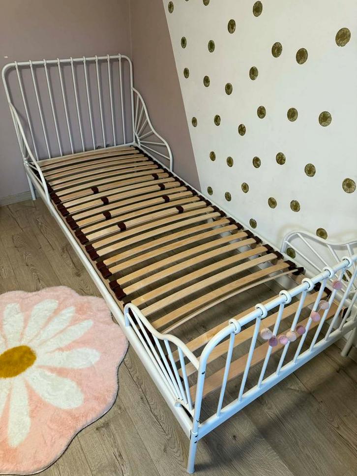 Lit de co-croissance, Enfants & Bébés, Chambre d'enfant | Lits, Comme neuf, Sommier à lattes, Matelas, Enlèvement