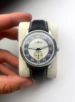 JUNGHANS MEISTER DRIVER SMALL SECOND, Handtassen en Accessoires, Horloges | Heren, Leer, Staal, Polshorloge, Zo goed als nieuw
