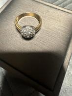 Diamant ring 18k, Bijoux, Sacs & Beauté, Bagues, Comme neuf, Or, Enlèvement ou Envoi