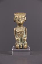 Art Africain - Statuette Ndengese en bronze, Antiquités & Art, Enlèvement ou Envoi