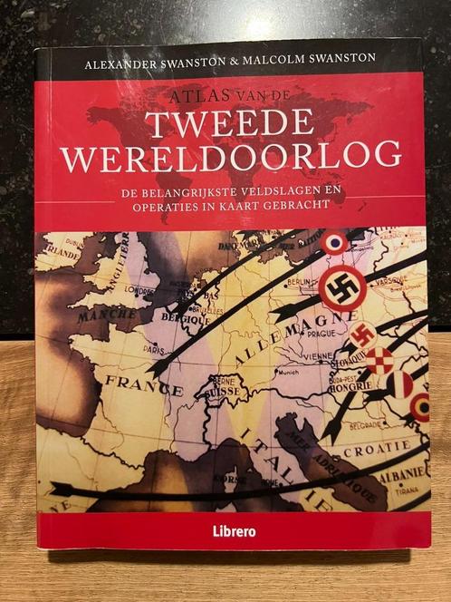 Atlas van de Tweede Wereldoorlog, de belangrijkste veldslage, Boeken, Oorlog en Militair, Gelezen, Algemeen, Tweede Wereldoorlog