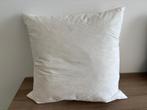 kussen 50x50cm 50% dons  3 euro, Huis en Inrichting, Ophalen, Zo goed als nieuw, Wit, Vierkant
