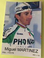 wielerkaart  2003 team phonak miguel martinez, Verzenden, Zo goed als nieuw