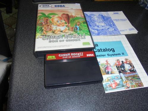 Sega Master System Chuck Rock II son of Chuck (orig-compleet, Consoles de jeu & Jeux vidéo, Jeux | Sega, Utilisé, Master System