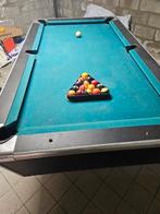 Oldtimer pooltafel, Sport en Fitness, Biljarten en Poolen, Ophalen, Pooltafel