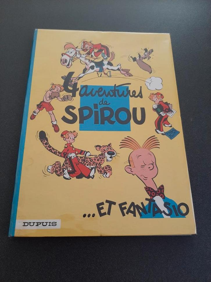Spirou 1 : 4 aventures de Spirou Dos rond 1966, Livres, BD