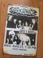 Metalen wandplaat Aerosmith, Ophalen of Verzenden, Nieuw