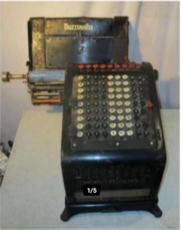 Grande calculatrice ancienne lourde - Burroughs, Enlèvement
