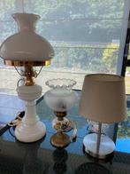 Drie verschillende tafellampen in perfecte staat, Enlèvement, Comme neuf, Tissus
