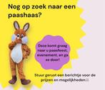 Paashaas mascotte TE HUUR, Nieuw, Ophalen of Verzenden, Accessoires