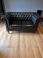 Divan canapé Chesterfield 2 places, Ophalen, Gebruikt, Tweepersoons