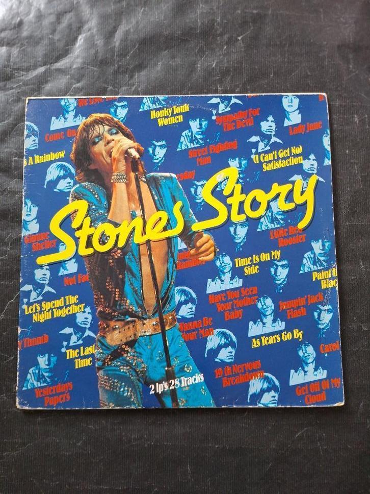 ROLLING STONES " Stones Story" 2 X LP album (1975), Cd's en Dvd's, Vinyl | Rock, Gebruikt, Poprock, 12 inch, Ophalen of Verzenden