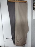 Lot 2 pantalons hommes en coton CALVIN KLEIN / T. 36x32 (XL), Comme neuf, Beige, Taille 56/58 (XL), Enlèvement ou Envoi