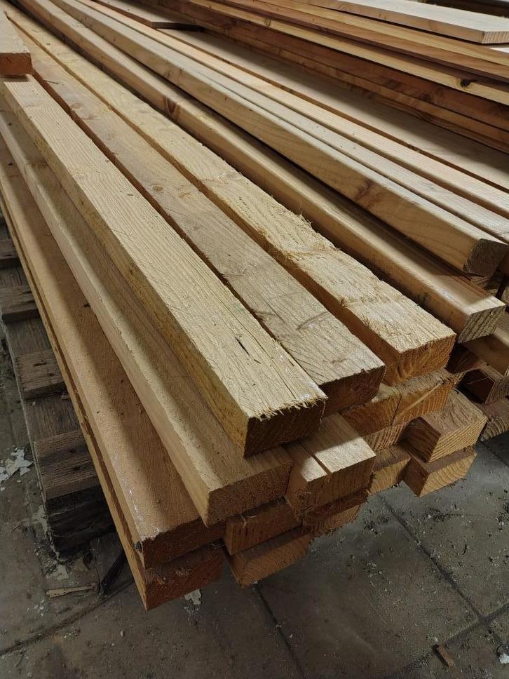 Lariks Douglas balk 4.5 x 7.5 x 400 cm Fijnbezaagd, Doe-het-zelf en Bouw, Hout en Planken, Nieuw, Balk, Overige houtsoorten, 300 cm of meer