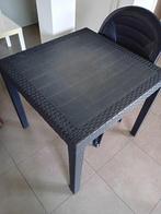 Tuintafel, Tuin en Terras, Tuintafels, Ophalen, Gebruikt, Vierkant, Plastic