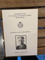 kaartje aandenken veteranen Leopold III brugge 2005, Verzamelen, Nieuw, Ophalen of Verzenden, Loup.iii.c, 8000 Br