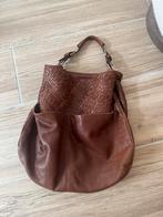 Sac a main cuir brun massimo dutti, Handtassen en Accessoires, Bruin
