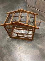 Ancienne cage en bois, Animaux & Accessoires, Oiseaux | Cages & Volières, Comme neuf, Bois, Enlèvement