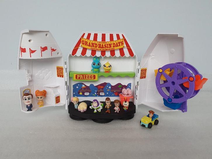 Toy Story: Minis Buzz Lightyear's Star Adventurer + figuren, Verzamelen, Disney, Gebruikt, Beeldje of Figuurtje, Overige figuren