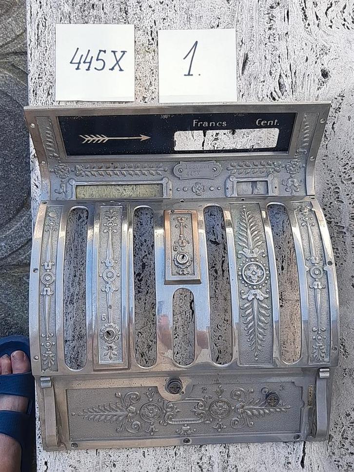 1900 NATIONAL onderdelen (nieuw) behuizing van nikkelbrons, Antiek en Kunst, Antiek | Kantoor en Zakelijk, Ophalen of Verzenden