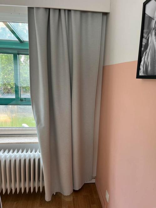 Gordijnen Ikea Vilborg Licht grijze, Huis en Inrichting, Stoffering | Gordijnen en Lamellen, Gebruikt, 200 cm of meer, 100 tot 150 cm