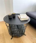 Table de rangement GUALÖV noire IKEA, Comme neuf, Moins de 50 cm, Rond, Moins de 50 cm