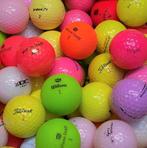 10 gekleurde golfballen verschillende merken, Sport en Fitness, Golf, Ophalen of Verzenden, Zo goed als nieuw, Bal(len), Overige merken