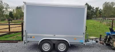 Aanhangwagen met zij klep te koop, Autos : Divers, Remorques, Comme neuf, Enlèvement