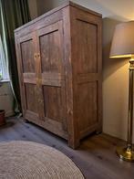 vintage houten stoere kast / barkast / leggerkast, Antiek en Kunst, Ophalen of Verzenden