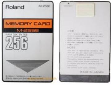 ROLAND MEMORY CARD 256E beschikbaar voor biedingen