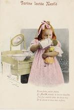 tres ancienne carte publicitaire farine Nestlé parfait état, Foto, Ophalen of Verzenden, Zo goed als nieuw, Voor 1940