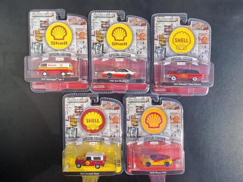 Série greenlight SHELL, Hobby en Vrije tijd, Modelauto's | Overige schalen, Nieuw, Auto, Ophalen of Verzenden