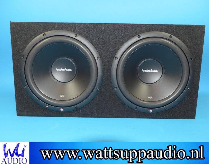 Rockford Fosgate R2-2x12 2 x 12 inch subwoofer, Auto diversen, Autospeakers, Gebruikt, Ophalen of Verzenden