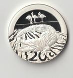 South africa 2010 Nile Crocodile ULTRA CAMEO 1oz zilver RARE, Enlèvement ou Envoi, Argent