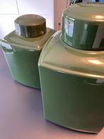 2 pots en porcelaine verte, Antiquités & Art, Enlèvement