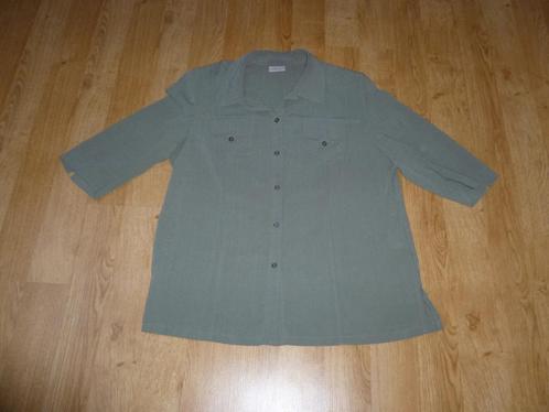 groen shirt maat 46, Kleding | Dames, Blouses en Tunieken, Zo goed als nieuw, Maat 46/48 (XL) of groter, Groen, Ophalen