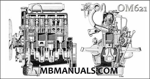 marinised mercedes om621 55pk, Watersport en Boten, Buiten- en Binnenboordmotoren, Gebruikt, Diesel, Binnenboordmotor, 30 pk of meer