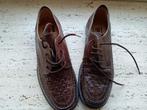 bruine lederen schoenen, Bruin, Nieuw, Ophalen of Verzenden, Veterschoenen