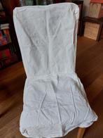 3 Housses de chaises IKEA Henriksdal blanches, Huis en Inrichting, Stoelen, Ophalen, Gebruikt, Drie, Wit