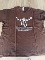 T-shirt Liverpool Bill Shankly XL Gildan bruin, Verzamelen, Shirt, Ophalen of Verzenden, Zo goed als nieuw