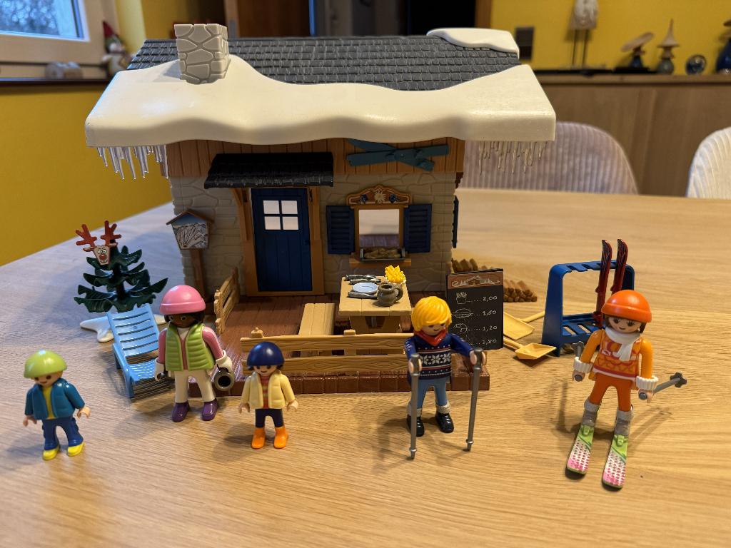 Playmobil Châlet de ski, Enlèvement, Utilisé