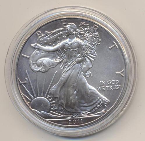 American eagle 1 ounce 2011, Postzegels en Munten, Edelmetalen en Baren, Zilver, Ophalen of Verzenden