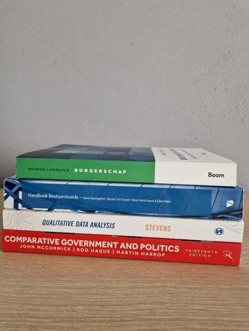 Boeken 2e bachelor politieke wetenschappen beschikbaar voor biedingen