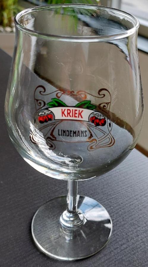 Verre Bière KRIEK lindemans 33cl, Collections, Marques de bière, Utilisé, Verre ou Verres, Autres marques, Enlèvement ou Envoi