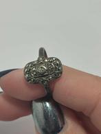 Antieke zilveren ring van 835 en marcasiet, Ophalen, Zilver, Ring