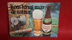 Reclame bord 1971 Vieux Temps Grade Mont st Guibert, Verzamelen, Merken en Reclamevoorwerpen, Ophalen of Verzenden, Gebruikt, Reclamebord
