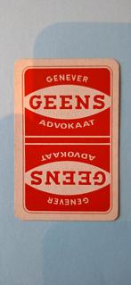 Speelkaart Aarschot  – Advokaat Geens JOKER_17, Ophalen of Verzenden, Gebruikt, Joker(s)